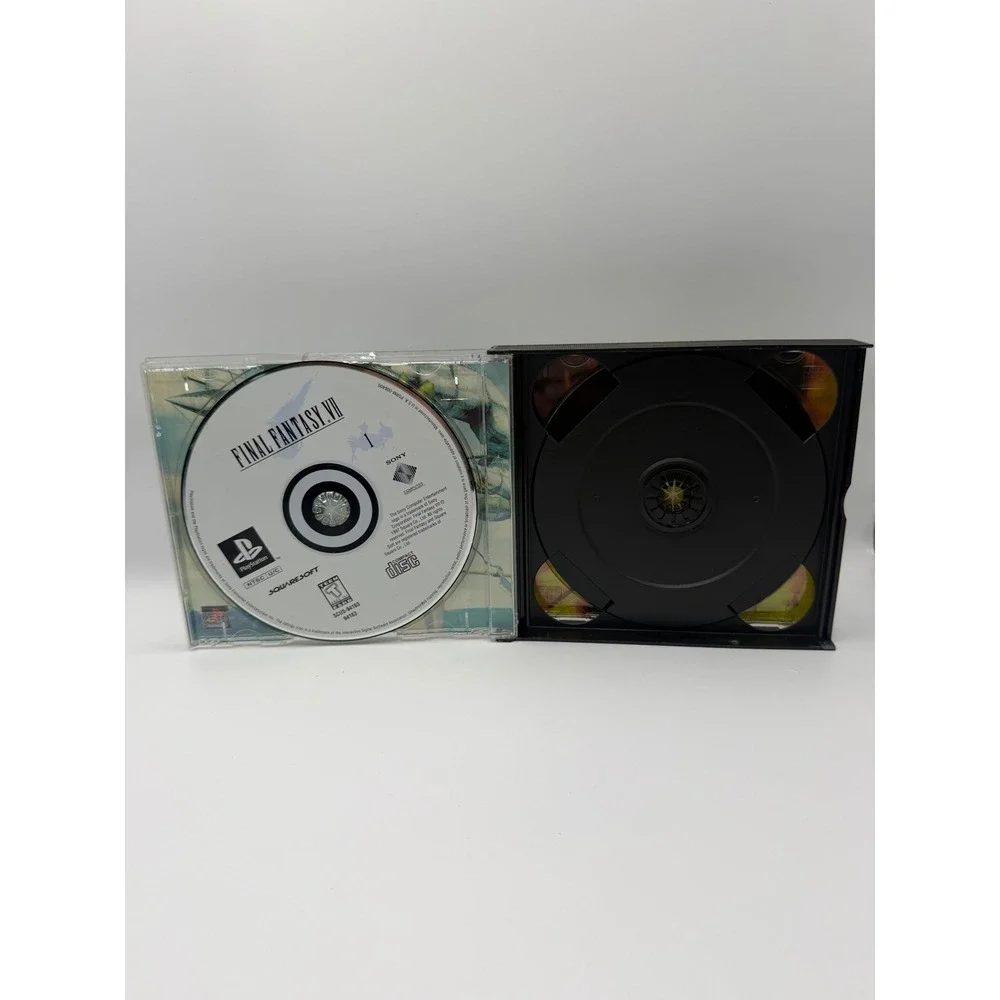 Final Fantasy VII PS1 Sony PlayStation 1997 3-Disc Set SCUS-94163 Black Label